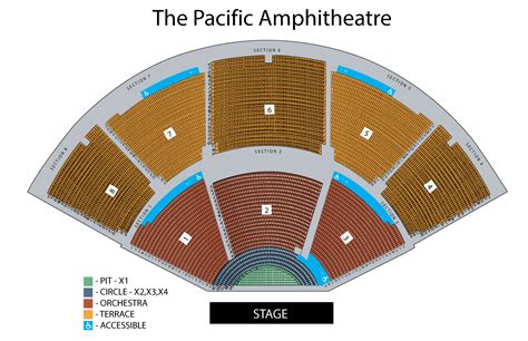 Mesa Amphitheatre Seating Chart