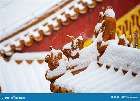 Beijing Summer Palace in Snow, China Stock Image - Image of chinese ...