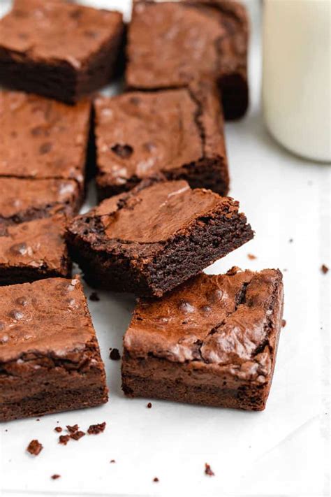 The Ultimate Fudgy Chewy Brownies (The BEST!) - Grandbaby Cakes