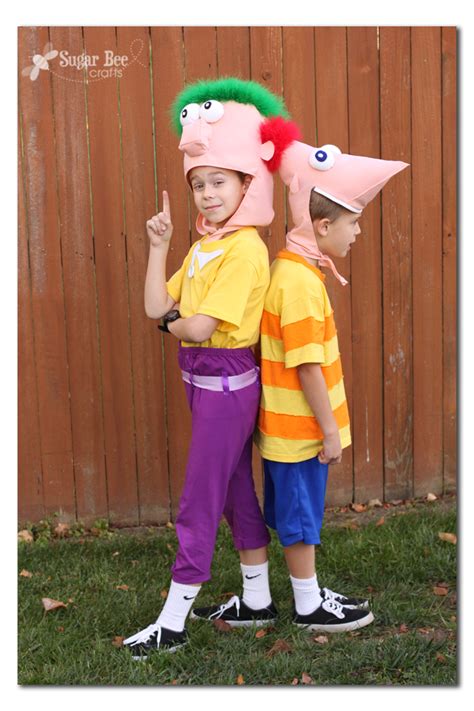 Halloween Family Costume Crafts | DIY Phineas and Ferb Costumes ...