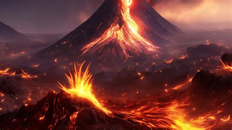 Download Volcano, Fire, Lava. Royalty-Free Stock Illustration Image ...