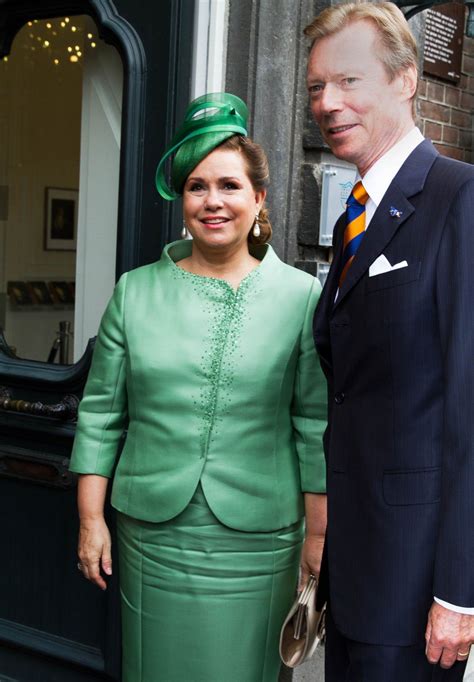 Grand Duchess Maria Teresa and Grand Duke Henri of Luxembourg attend celebrations marking the ...