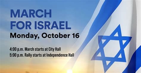 March For Israel – Jewish Federation of Greater Philadelphia