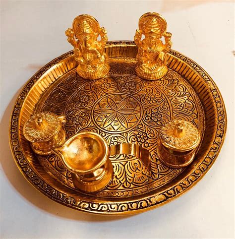 Beautiful Decorative Diwali Pooja Thali. - Etsy