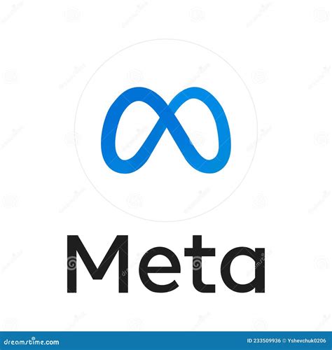 Meta Logo. Meta, Facebook Rebrand Concept. Meta Icon In Blue Color ...