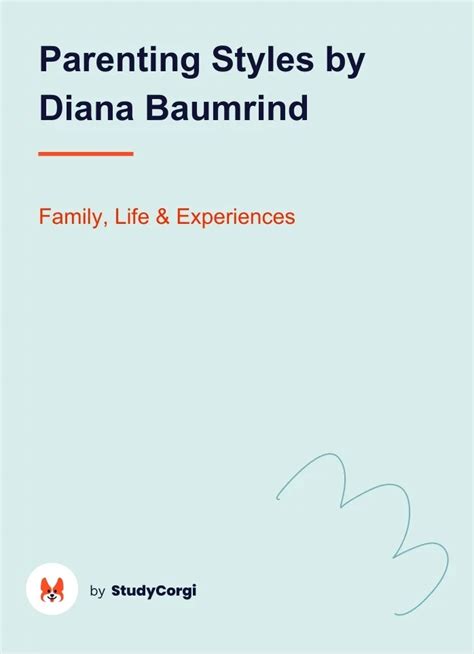 Diana Baumrind Theory of Parenting Styles | Essay Example