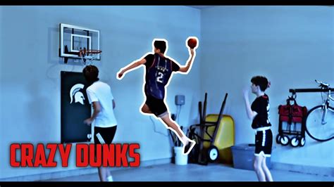 CRAZY MINI BASKETBALL GAME*INSANE DUNK* | NEA - YouTube