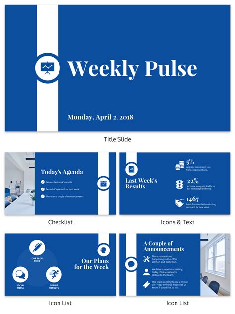 business update presentation ideas