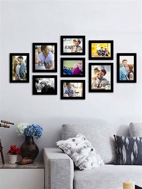 Myntra - Art Street Set of 9 Black Wall Photo Frames - Suggested Products