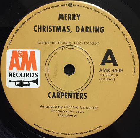 Carpenters – Merry Christmas, Darling (Vinyl) - Discogs