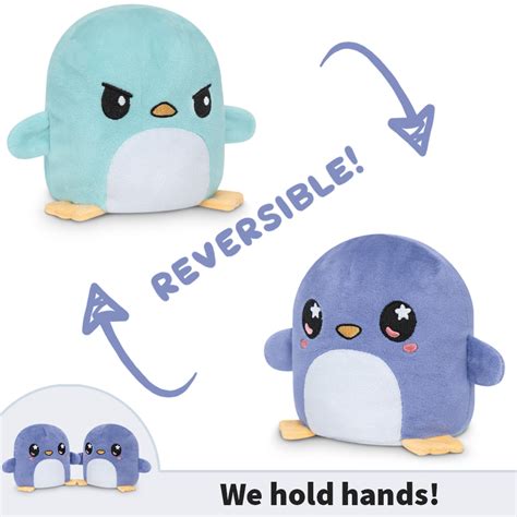 TeeTurtle Reversible Penguin Plushmate | Home of the Original ...