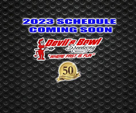 Schedule – Devil's Bowl Speedway