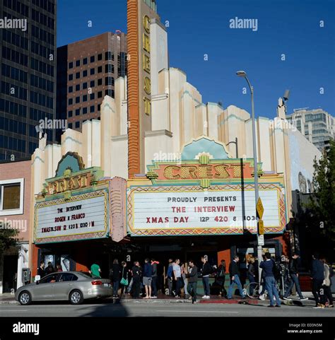 Movie goers come out of the Crest theater in Westwood after seeing The ...