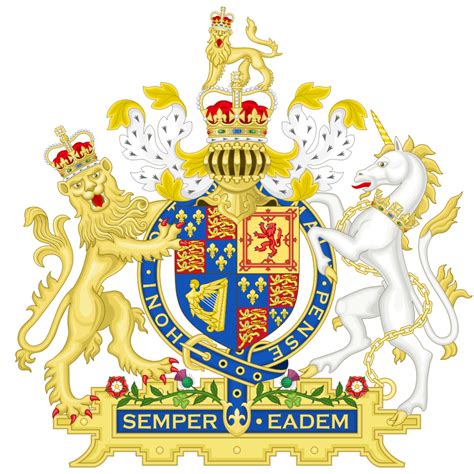 Coat of Arms of the Kingdom of England (1702-1707) : heraldry