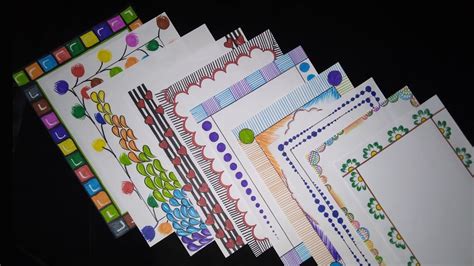 10 Beautiful Borders For Projects Handmadesimple Border Designs On ...