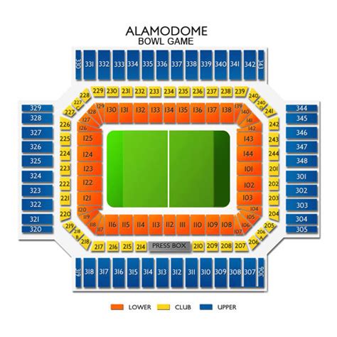 Alamo Stadium Seating Chart