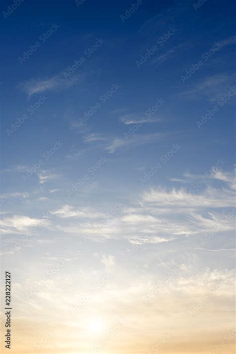 Morning sky with the clouds. Stock Photo | Adobe Stock