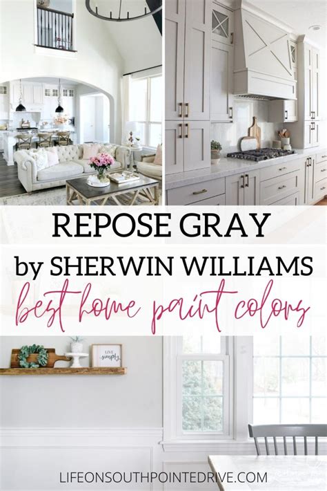 Repose Gray by Sherwin WIlliams | The Best Home Paint Colors