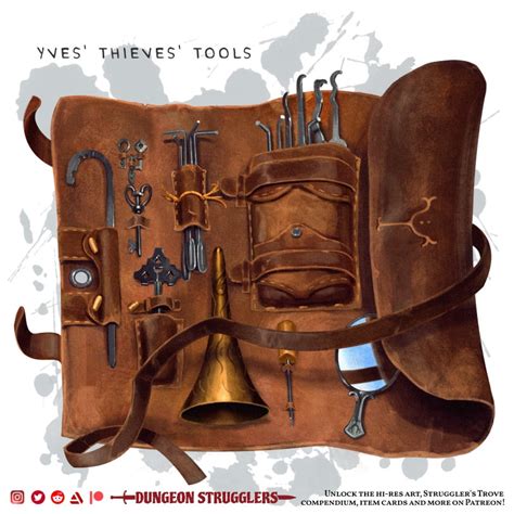 [OC-Art] Yves’ Thieves’ Tools | Wondrous item : r/aaDnDforMe