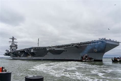 DVIDS - Images - USS Gerald R. Ford Deployment Departure [Image 2 of 7]