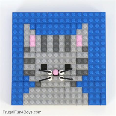 LEGO Animal Mosaic Building Cards - Frugal Fun For Boys and Girls