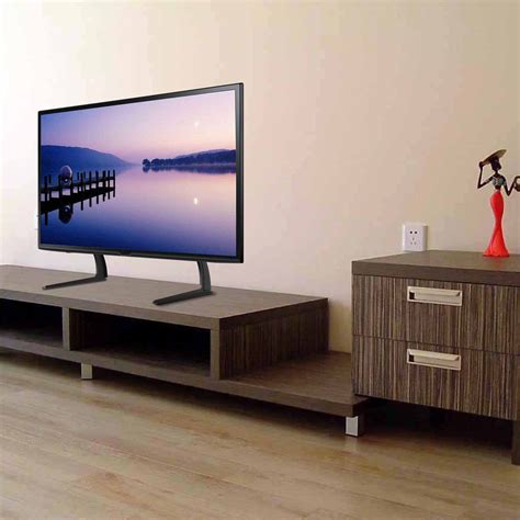 Universal LCD Flat Screen TV Table Top Stand Base Padded Bottom Feet 26 ...