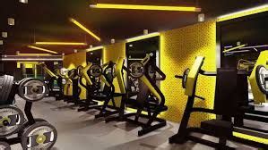 Image result for neon yellow gym decor | Gym interior, Gym design, Gym decor