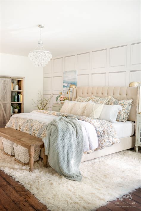 Cozy Coastal Farmhouse Bedroom | Home Stories A to Z