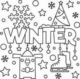 Winter Coloring Pages Top 15 Season Patterns sketch template