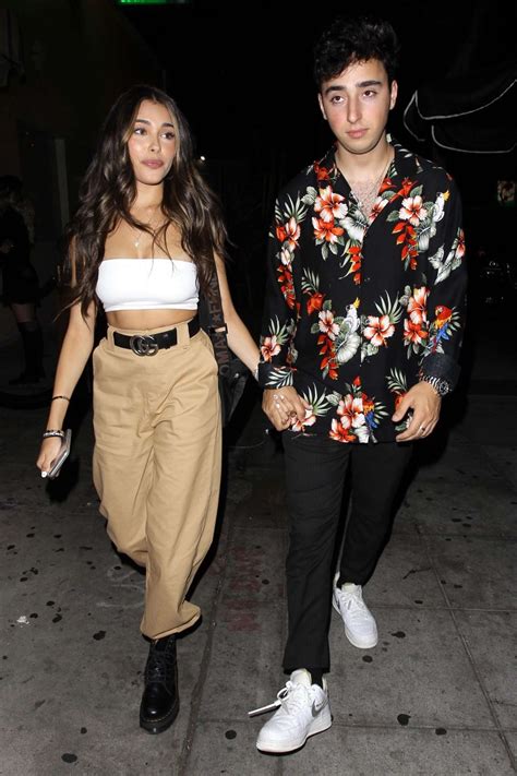 Madison Beer and boyfriend Zac Bia – Leaves Delilah in West Hollywood ...