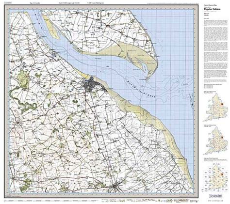 Grimsby (1923) Popular Edition Sheet Map - Francis Frith