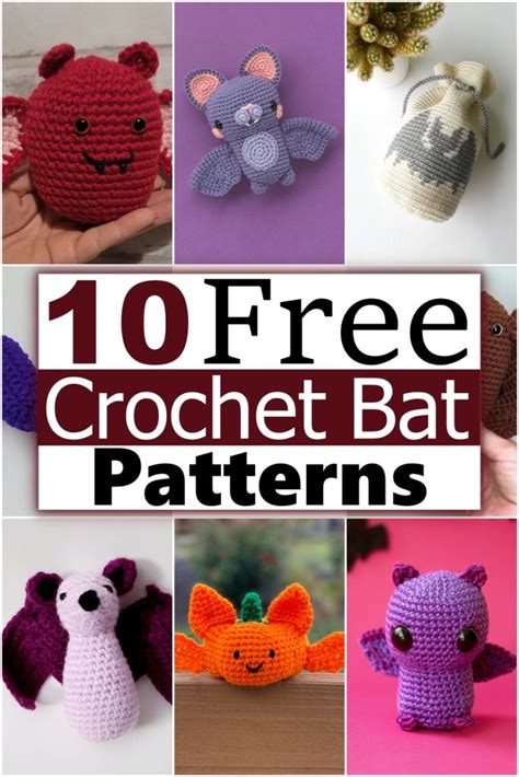 10 Free Crochet Bat Patterns - DIY Crafts