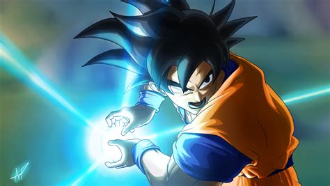 Goku // Kamehameha by Scorch-Art on DeviantArt