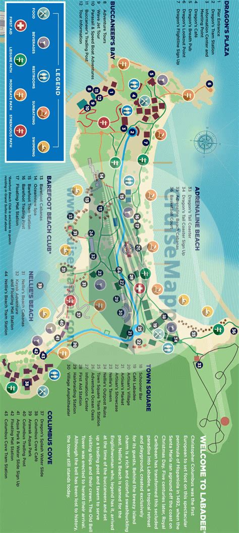 Labadee Haiti (Royal Caribbean private island) cruise port schedule ...