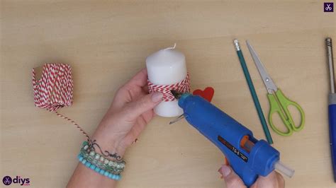 Easy DIY Valentine’s Day Candle