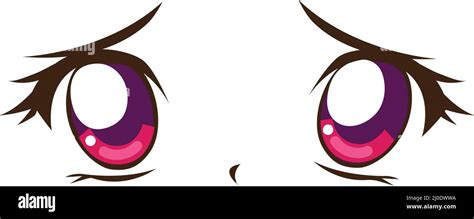 anime sad eyes Stock Vector Image & Art - Alamy