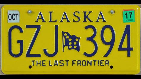 Alaska license plate history 1962-Present. - YouTube