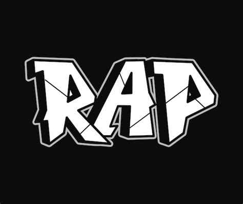 Premium Vector | Rap word trippy psychedelic graffiti style ...