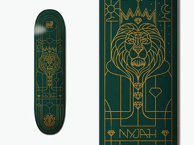 Element Skateboard - Nyjah Huston deck by Brian Steely on Dribbble