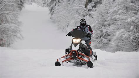 Snowmobile at Lost Trail Pass