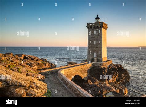 Kermorvan lighthouse. Le Conquet, Finistère, Brittany, France Stock Photo - Alamy