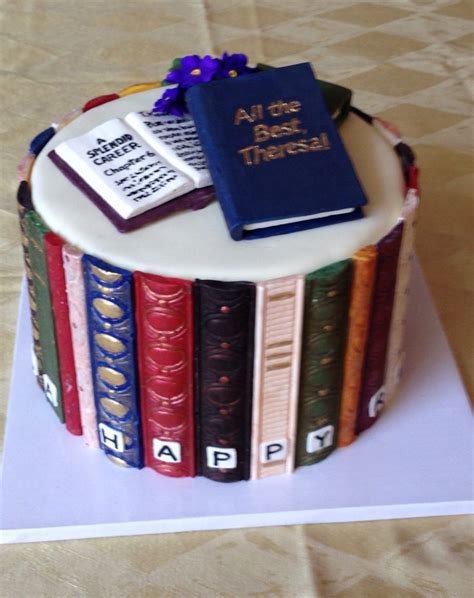 Book cake, Library book retirement cake | Book cakes, Book cake, Novelty cakes