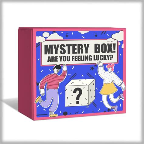 Mystery Box Game Template - A Tutor