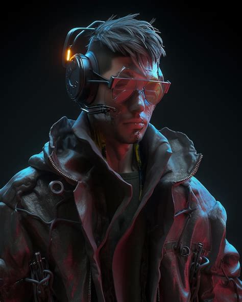 Premium Photo | 3d cgi render of a cyberpunk concept character future ...