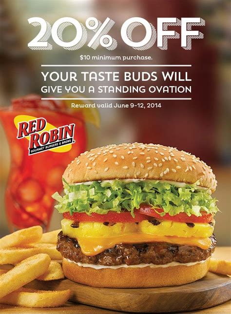 Red Robin Coupons Printable