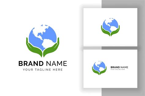 save earth logo design template. save globe logo vector icon 3565178 ...