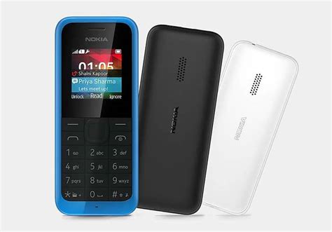 Microsoft Nokia 105 Cell Phone Boasts a $20 Price Tag | Gadgetsin