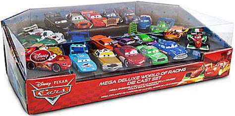 Disney Pixar Cars 148 Multi-Packs Mega Deluxe World of Racing Exclusive 148 Diecast Car Set ...