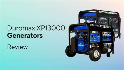 DuroMax XP13000HX Review | Powerful Dual Fuel Generators