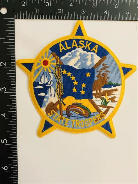 ALASKA STATE TROOPERS TROOP C POST HEADQUARTERS RARE PATCH